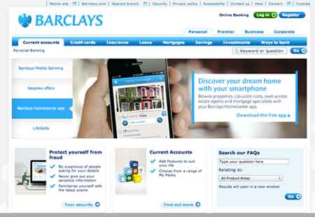 Online banking Barclays